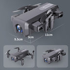 Mini folding drone aerial photography vehicle