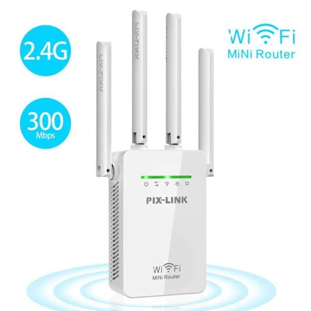 Modern Wi-Fi Router Repeater Signal Extender - White