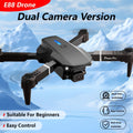 E88 Pro Dual Camera Foldable Drone - Easy One-Key Takeoff & Landing, USB Rechargeable Quadcopter for Beginners & Hobbyists, Perfect Gift for Halloween, Christmas & New Year