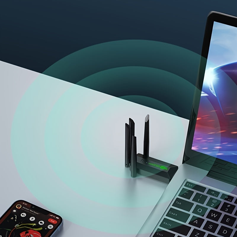 Dual Band USB Wireless Network Card 2.4G/5G Wireless Wifi Receiver Computer USB Network Card