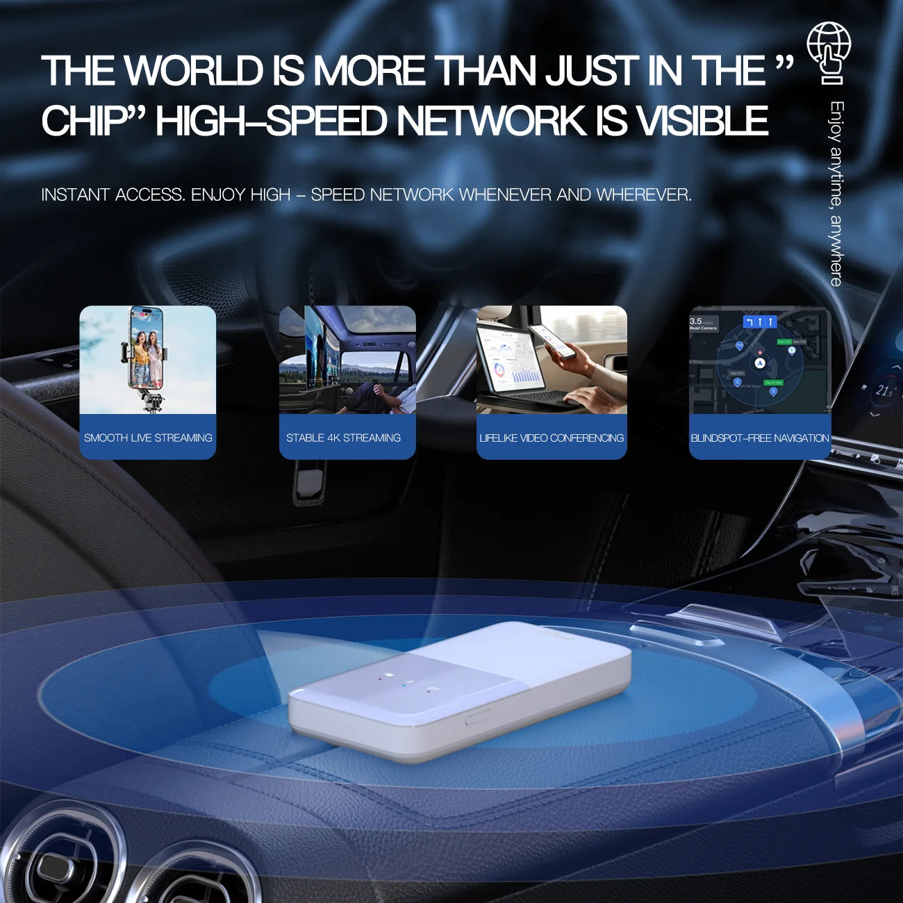 TIANJIE MF910 Wifi 6 Router Pocket Wireless Travel Router 4G LTE Portable WiFi Mobile Hotspot Covers 170 Countries 10 Users