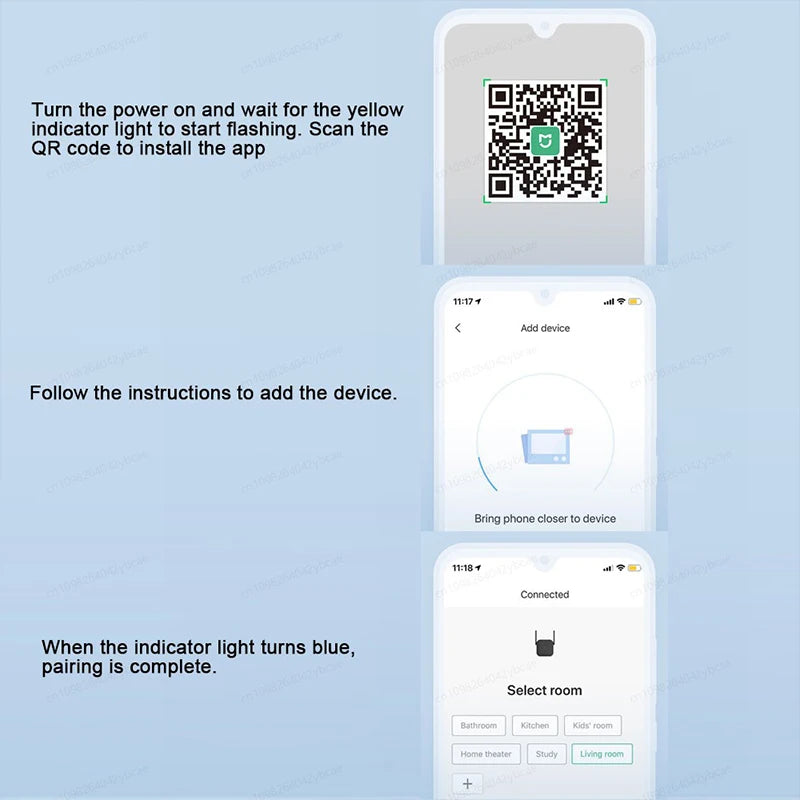 XIAOMI New WiFi Amplifier Pro，300M 2.4G Network Expander Repeater Power Extender Roteador，2 Antenna，For Mi Router Wi-Fi