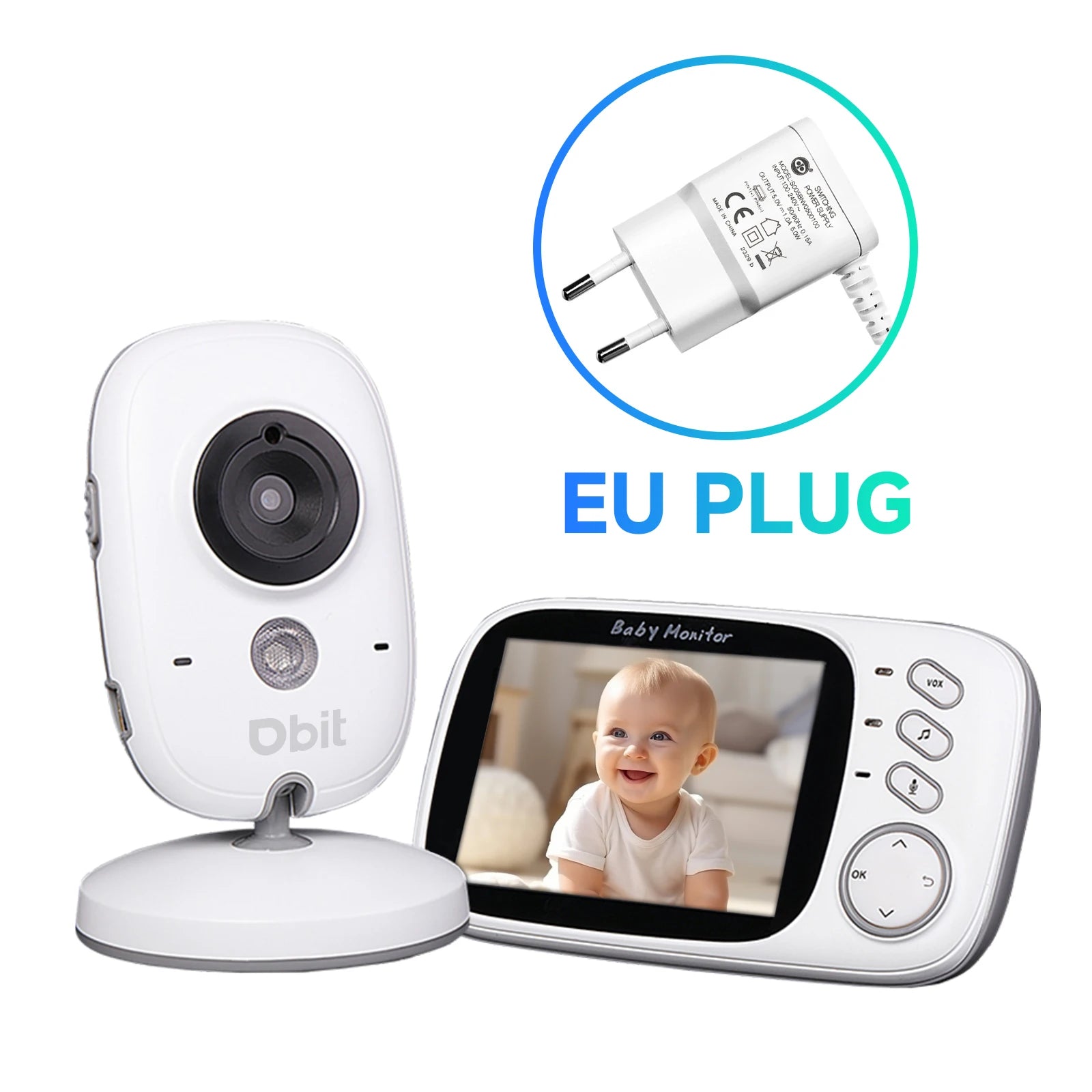 Baby Monitor New VB603 Wifi Surveillance Camera 3.2" LCD Display Video Intercom Digital Cameras Security-Protection For Newborm