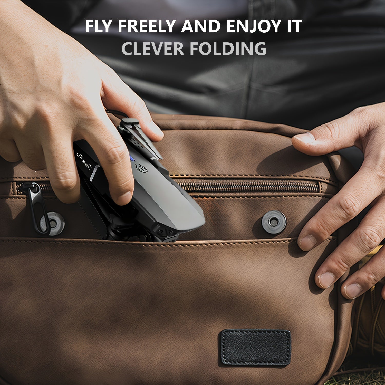 E88 Pro Dual Camera Foldable Drone - Easy One-Key Takeoff & Landing, USB Rechargeable Quadcopter for Beginners & Hobbyists, Perfect Gift for Halloween, Christmas & New Year